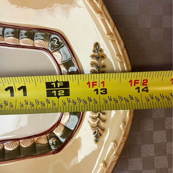 AMSCAN Thanksgiving Theme “Give Thanks” Serving Tray Dish - Picture 6 of 7